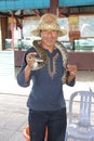 Man on Tonle lake