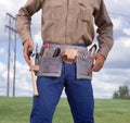 Man with tool belt