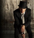 Man in top hat Royalty Free Stock Photo