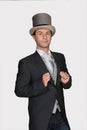 Man in a top hat Royalty Free Stock Photo