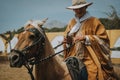 Man in traditional clothes, Trujillo, Peru