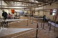 Men in traditional Dorze weaving house. Hayzo Village. Dorze. Et