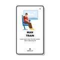 man train vector Royalty Free Stock Photo