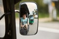 Man traveling by tuk tuk Royalty Free Stock Photo