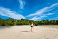 Man on tropical Koh Mook Royalty Free Stock Photo