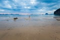 Man on tropical Koh Mook Royalty Free Stock Photo