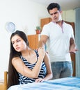 Man trying to reconcile with woman