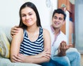 Man trying to reconcile with woman