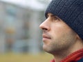 Man In Tuque Royalty Free Stock Photo