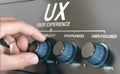 UX, User Experience, Web or App Design Concept