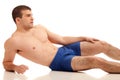 Man in Underwear Royalty Free Stock Photo