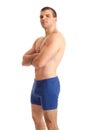 Man in Underwear Royalty Free Stock Photo