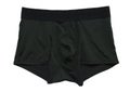 Man underwear boxer brief color black Royalty Free Stock Photo