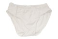 Man underwear white isolated on white background. Clipping path