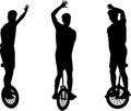 Unicycle Royalty Free Stock Photo