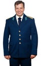 Man in uniform of russian military air forces Royalty Free Stock Photo