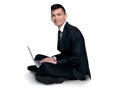Man using laptop Royalty Free Stock Photo