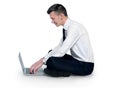 Man using laptop Royalty Free Stock Photo