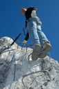 Man on via ferrata