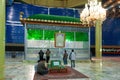 Man visit the tomb of ayatollah Khomeini, Iran, Persia Royalty Free Stock Photo