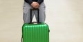 A man is waiting for deportation at the airport. Deporting of a foreign citizen. Voluntary departure and compulsory sending.