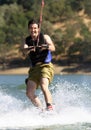 Man Wakeboarding Royalty Free Stock Photo