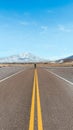 Man walking along the Seismiles Route in Catamarca, Argentina