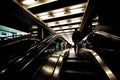 Man walking away in Antwerp Central Station