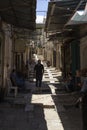 A quiet street in the Old City of Jerusalem