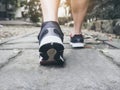 Man Walking Trail Outdoor Jogging exercise Royalty Free Stock Photo