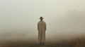 Beige Fog: A Brooding Mood In An Eerie Landscape