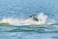 Man on water scooter Royalty Free Stock Photo