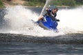Man on Wave Runner Royalty Free Stock Photo