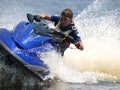 Man on WaveRunner - extreme sport Royalty Free Stock Photo