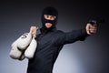 Man wearing balaclava Royalty Free Stock Photo