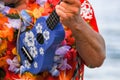 Blue Ukulele in Hawaii