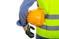 Man wearing safety equipment Royalty Free Stock Photo