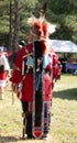 Man Wearing Southern Straight or Southern Traditional Pow Wow Regalia