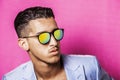 Man wearing sunglasses