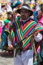 Man wearing traditional costume at Corpus Christi parade