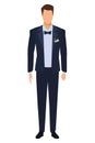 Man wearing tuxedo