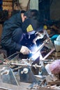 Man Welding Royalty Free Stock Photo