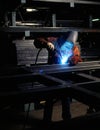 Man welding