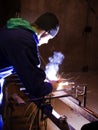 Man welding Royalty Free Stock Photo