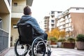 Man in Wheelchair in Hallway, A Depiction of Disability Loneliness