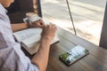 Man in white shirt reading favourite books