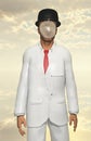 Man in white suit