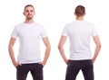 Man in white t-shirt