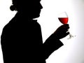 Man with wine glass