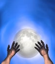 Man Wolf Werewolf Perspective Hands Illustration